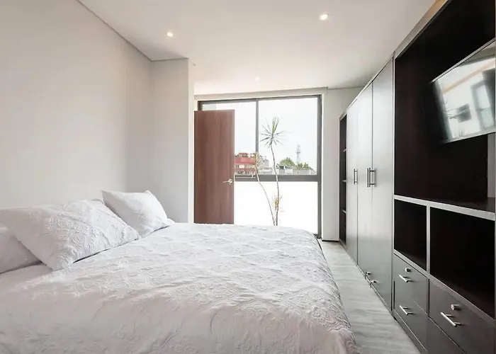 Moderno Apt. En Col Roma Apartamento *